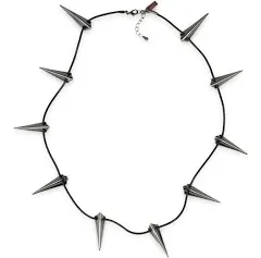 Black Panther Claw Necklace – Authentic Marvel comics Cosplay Pendant Wakanda King T’Challa [10 steel claws, leather collar] Cool superhero jewelry/accessory for Halloween Costume, Action Figure Party