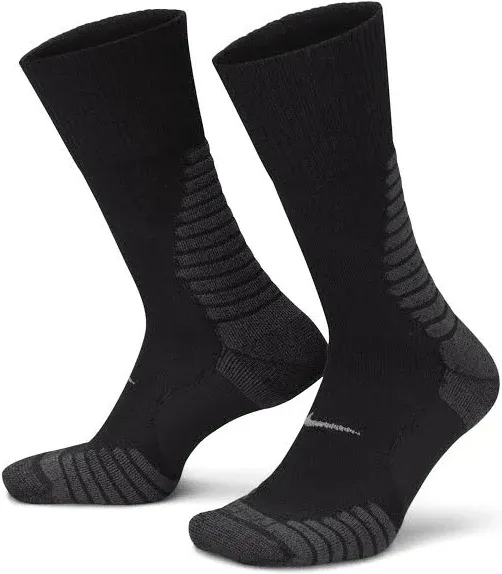 Nike OUTDOOR WOOL BLEND CUSHIONED CREW SOCKS 1 PAIR SIZE MEN 8-12 / WMN 10-13