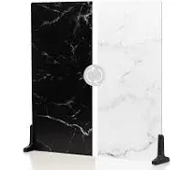 V-FLAT WORLD Duo Board - 24x24&#034; Surface Board, Onyx Marble/Alpine Marble #0082