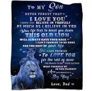 tgruihm Blanket Lion Blanket Gifts