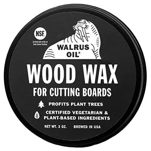 Walrus Oil Cutting Board Wood Wax 3oz