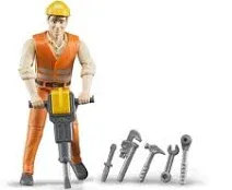 Bruder Construction Worker with Accessories