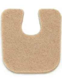 Dr. Jill's 1/8in.  Felt (Flesh) ( U-Shaped Lesion Pad), Part No. J-18, Package Of 100 Pieces