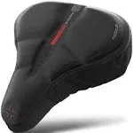 Bike Seat Cushion Made of Comfy Memory Foam I Bike Seat Cover for Men &amp; Women wi