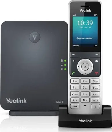 Yealink - W60P - DECT Base and Handset Package (Renewed)