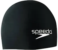 Speedo Elastomeric Solid Silicone Cap - Black 7510192-001