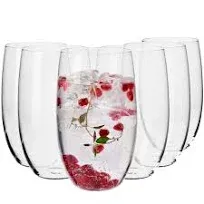 Krosno Water Juice Drinking Glasses Set of 6 Pieces