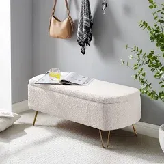 ROCKINGRUN Teddy Storage Ottoman Bench