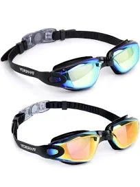 Swim Goggles Pack of 2 Swimming Goggle No Leaking Men Women Youth