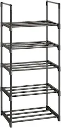 OYREL Sturdy Metal Narrow Shoe Rack Organizer