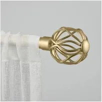 Exclusive Home Ogee Curtain Rod and Finial Set