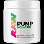 RAW Pump Non-Stim Free Pre Workout Powder, Watermelon (17.35 oz)