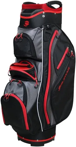 Orlimar CRX Cooler Golf Cart Bags with Removable Insulated Soft Cooler Bag, 15-Way Divider Top, Dedicated Putter Pitt