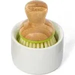 Full Circle Bubble Up Soap Dish & Brush