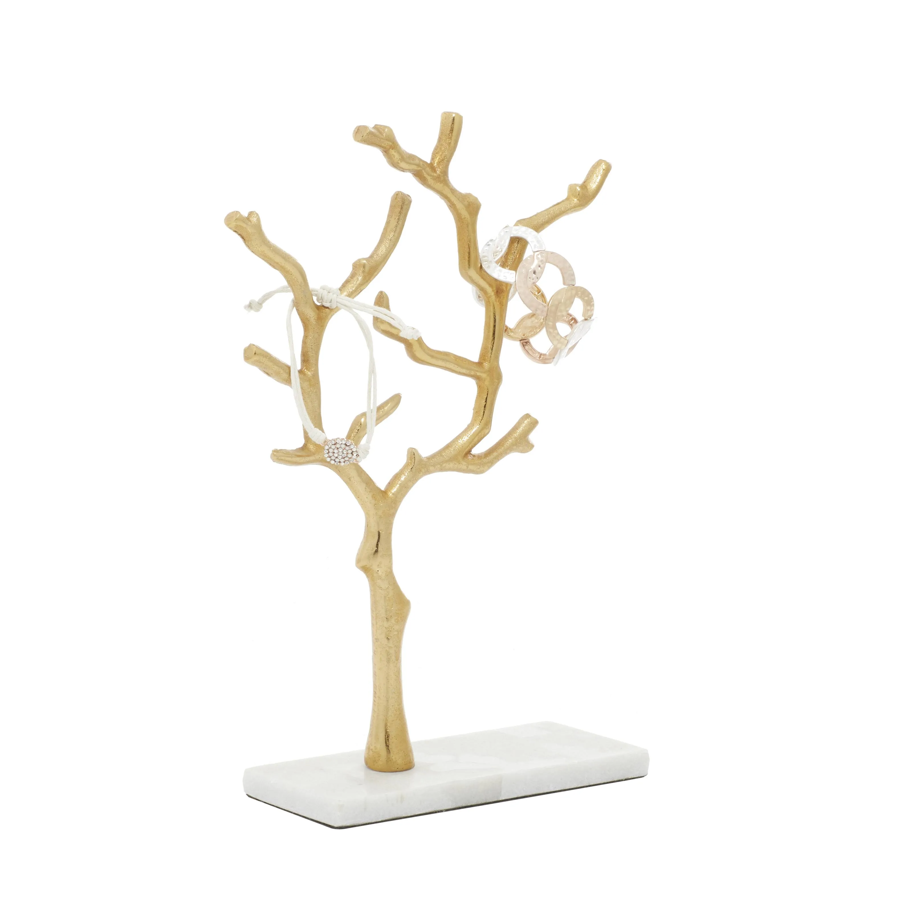 Modern Gold Marble Jewelry Stand 54285