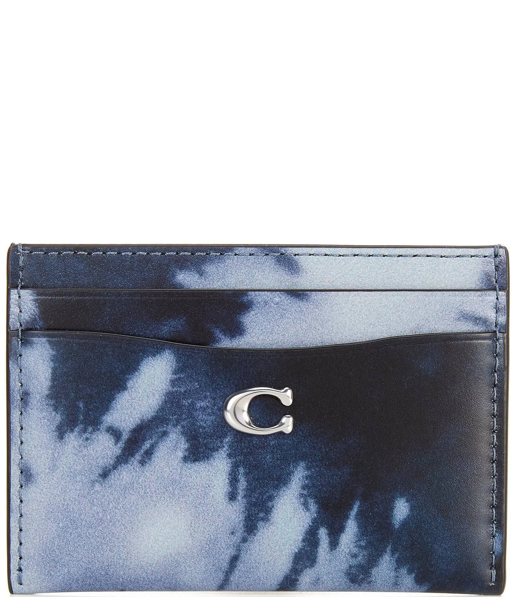 Coach Women's Essential Card Case with Tie-Dye Print