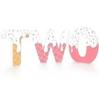 Donut Two Sweet Letter Sign