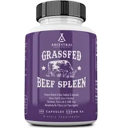 Grass Fed Beef Spleen Supplement, 3000Mg Beef Organ Spleen Support Formula