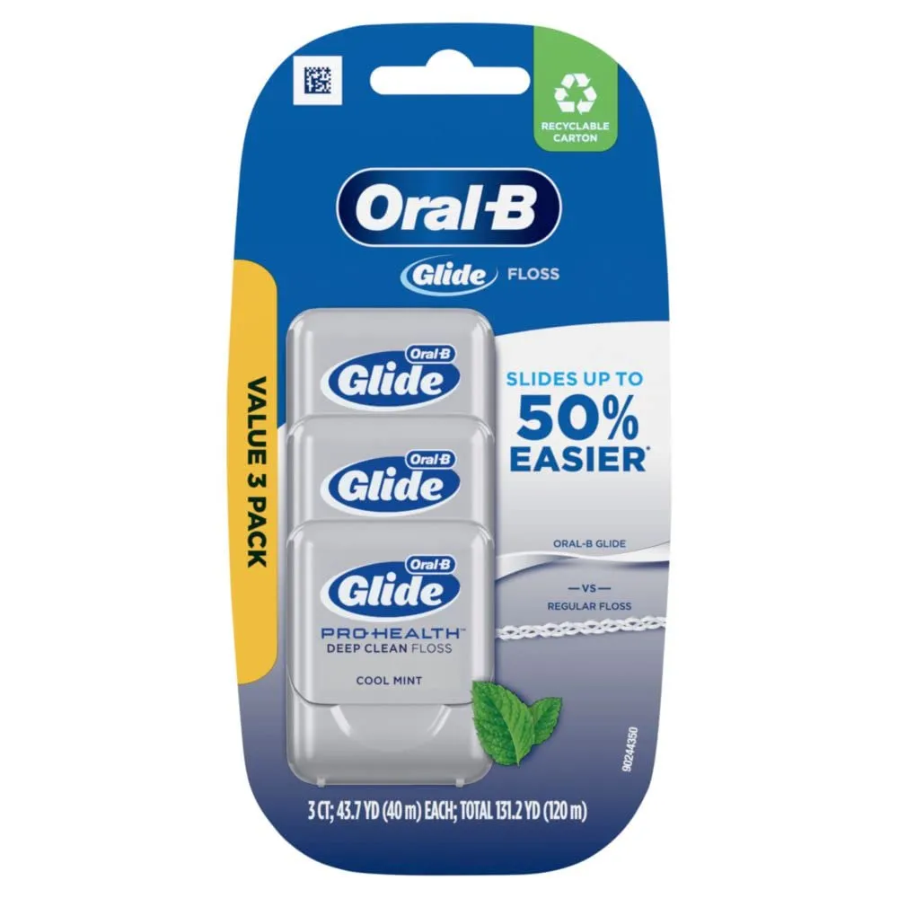 Glide Oral-B Pro-Health Deep Clean Floss, Mint, 6 Count