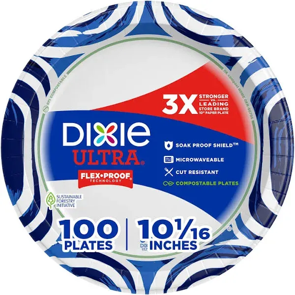 Dixie Paper Plates Ultra