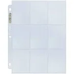 Ultra Pro Silver Series 9 Pocket Pages 25 count pack