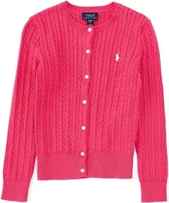 Polo Ralph Lauren Cable-Knit Cotton Cardigan Girls