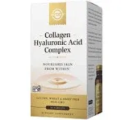 Solgar Collagen Hyaluronic Acid Complex, 30 Tablets, Exp. 01/2026