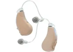 Lucid Engage Premium OTC Hearing Aids w/Bluetooth For iPhone/iPad - BLACK