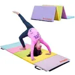  Tumbling Mat – Gymnastics Mat, Easy to Clean Gym Mat, Sturdy, Pastel Colors