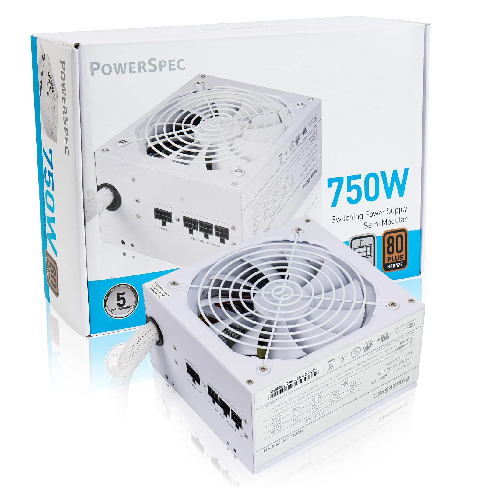 PowerSpec 750W Gaming PC Computer Power Supply