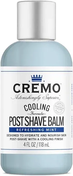 New ! CREMO POST SHAVE COOLING BALM 4OZ Nice Gift