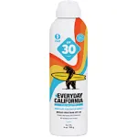 Everyday California SPF 50 Reef Safe Mineral Spray Sport Sunscreen - Water Resistant Zinc Sunblock Free of Oxybenzone - Coral Reef Friendly UVA/UVB Broad Spectrum Sunscreen & Protector (6oz)