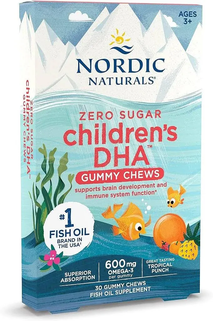 Nordic Naturals Omega 3 Dha 600mg 30 Gomas Gummies Original