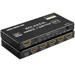 8K HDMI 2.1 Switch 120Hz 4K 5 in 1 Out, BolAAzuL 8K@60Hz HDMI 2.1 Splitter Sw...