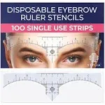 Disposable Eyebrow Ruler Stencils