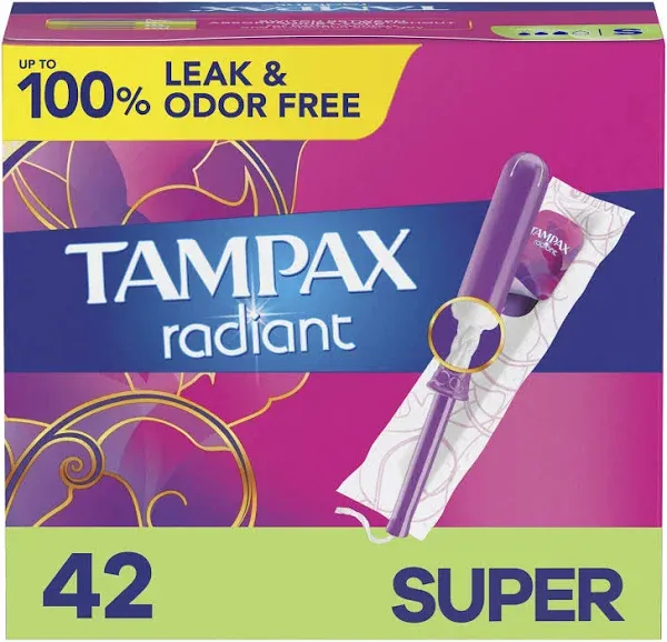 Tampax Radiant Tampons