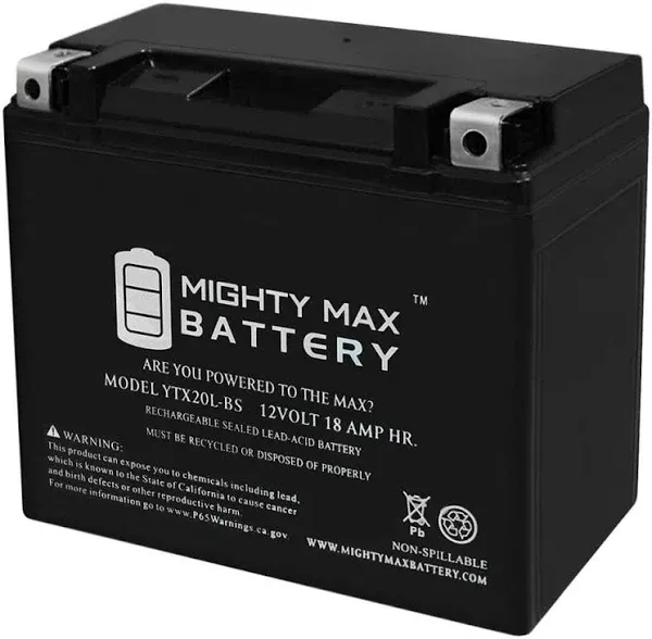 Mighty Max Battery YTX20L-BS Battery