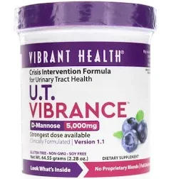 Vibrant Health U.T. Vibrance Mannose &amp; Botanicals 2.07pz powder EXP 2026🌟