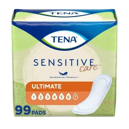 TENA Incontinence Pads, Bladder Control &amp; Postpartum for WomenIntimates - 99 Ct