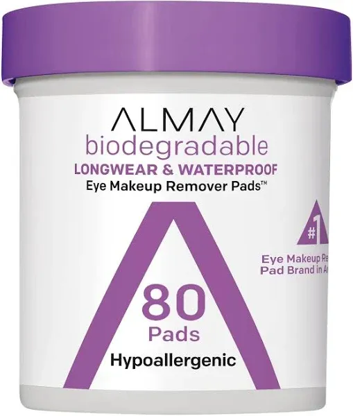 Almay Biodegradable Oil Free Micellar Eye Makeup Remover Pads