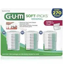 Gum Soft-Picks Wider Spaces, Dental Picks, 100ct(3pk)