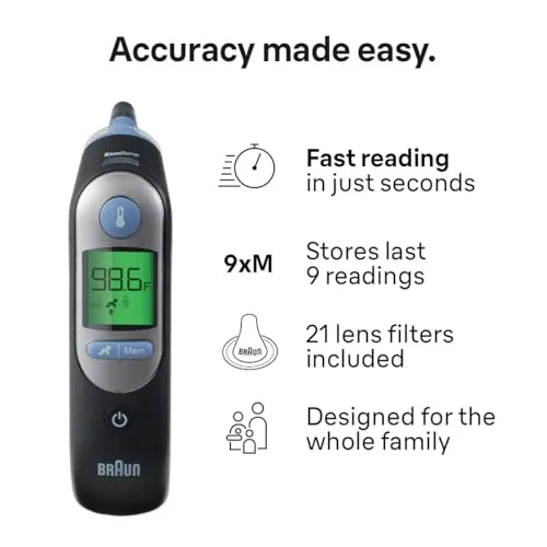 Braun Ear Thermometer, ThermoScan 7