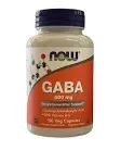 GABA 500 mg with B-6 2 mg - 200 Capsules by NOW