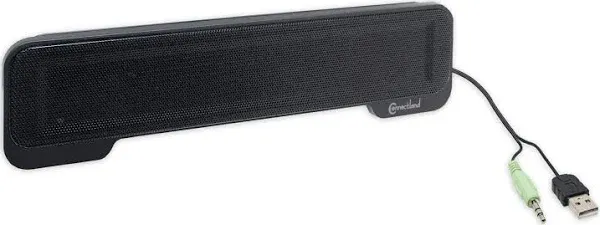 USB Powered 3.5Mm Audio Laptop Speaker CL-SPK20138 Clip-On Soundbar - Portable C