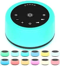 Color Noise Sound Machines with 10 Colors Night Light 25 Soothing Sounds and Sleep White Noise Machine 32 Volume Levels 5 Timers Adjustable Brightness Memory Function for Adults Kids Baby