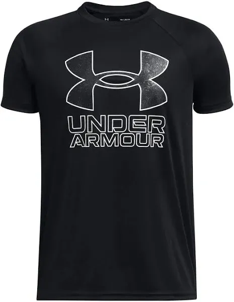 Under Armour Boys' Tech Hybrid Print Fill Short Sleeve T-Shirt