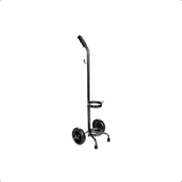 Drive Medical Rolling 2 Two Wheel Oxygen Tank Cylinder Cart Carrier