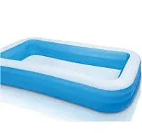 Intex Swim Center 72in x 120in x 22in Family Backyard Inflatable Swimming Pool