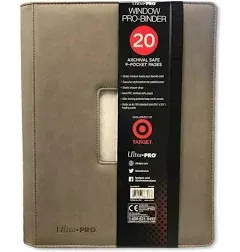 Ultra Pro Window 9 Pocket Page Pro-Binder Holds 180 Standard TCG - USED