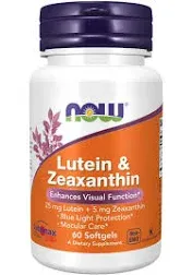 Now Foods, Lutein & Zeaxanthin, 60 Softgels